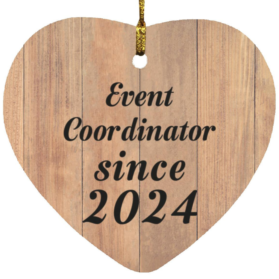 Event Coordinator Since 2024 - Heart Ornament C