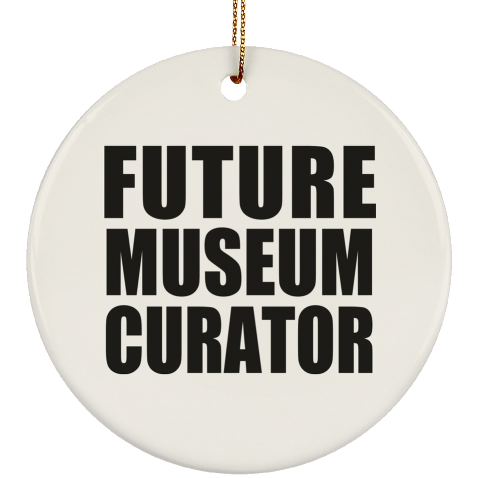 Future Museum Curator - Circle Ornament