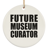 Future Museum Curator - Circle Ornament