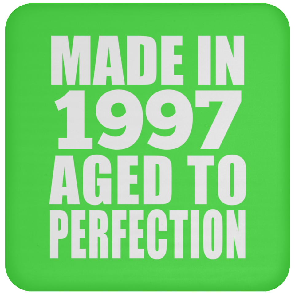 27th Birthday Made In 1997 Aged to Perfection - Drink Coaster