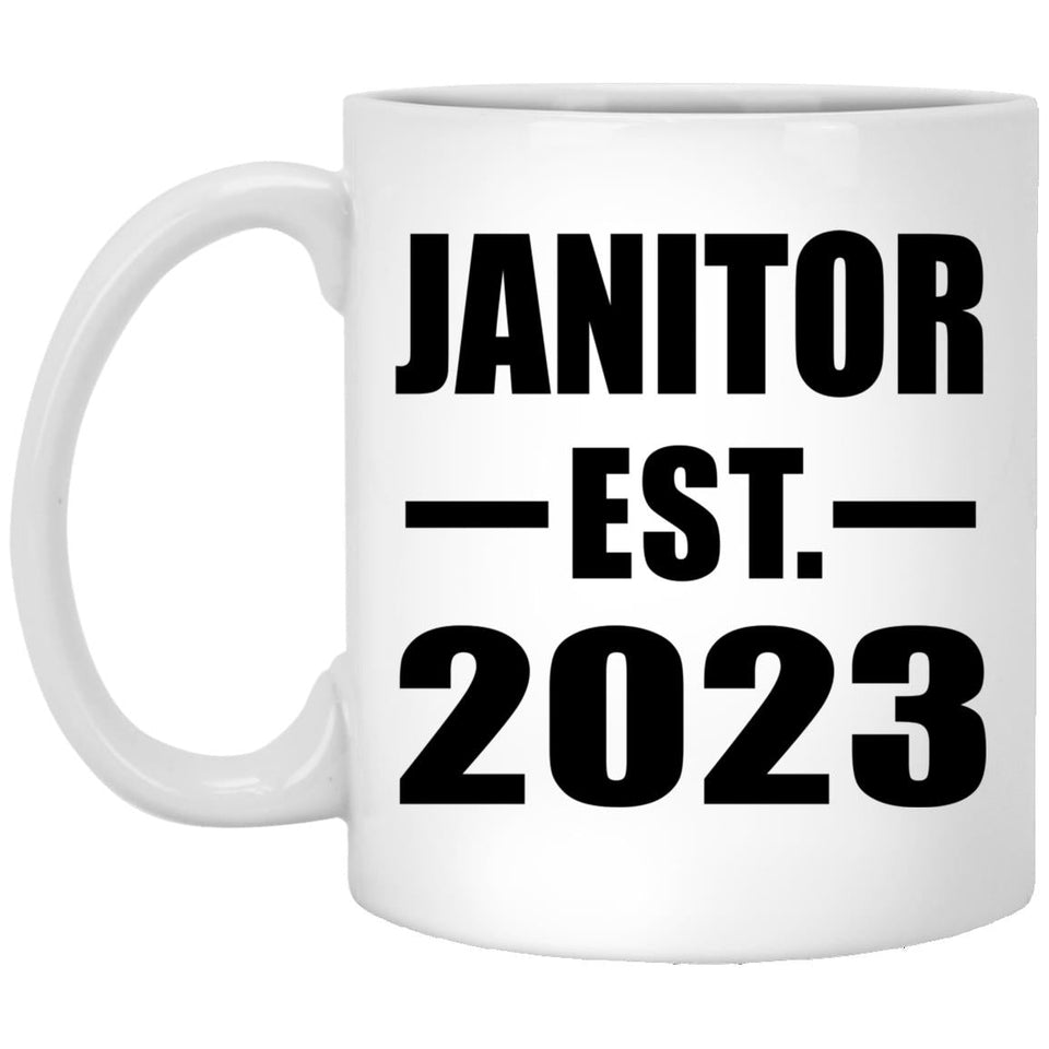 Janitor Established EST. 2023 - 11oz Coffee Mug