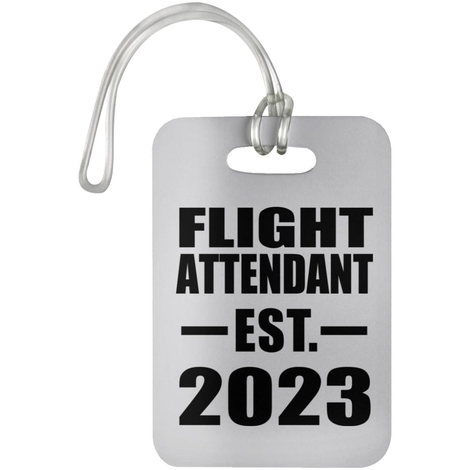 Flight Attendant Established EST. 2023 - Luggage Bag Tag