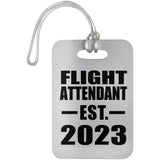 Flight Attendant Established EST. 2023 - Luggage Bag Tag