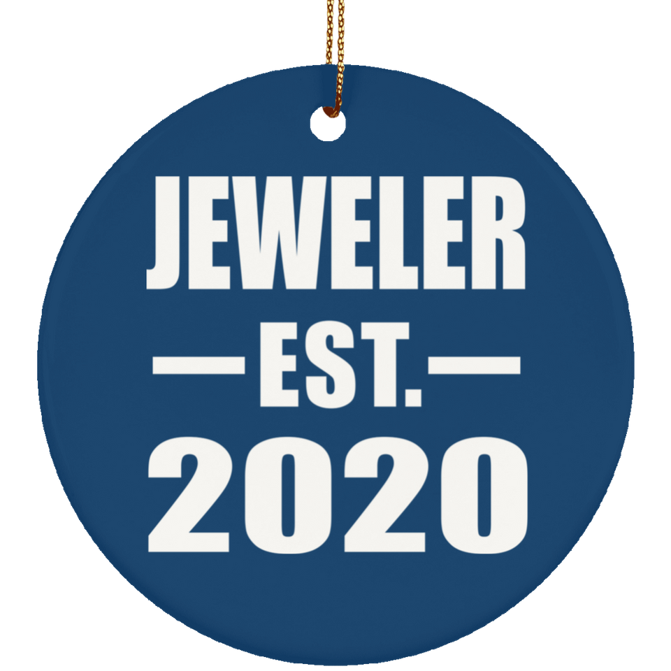 Jeweler Established EST. 2020 - Circle Ornament