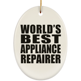 World's Best Appliance Repairer - Oval Ornament