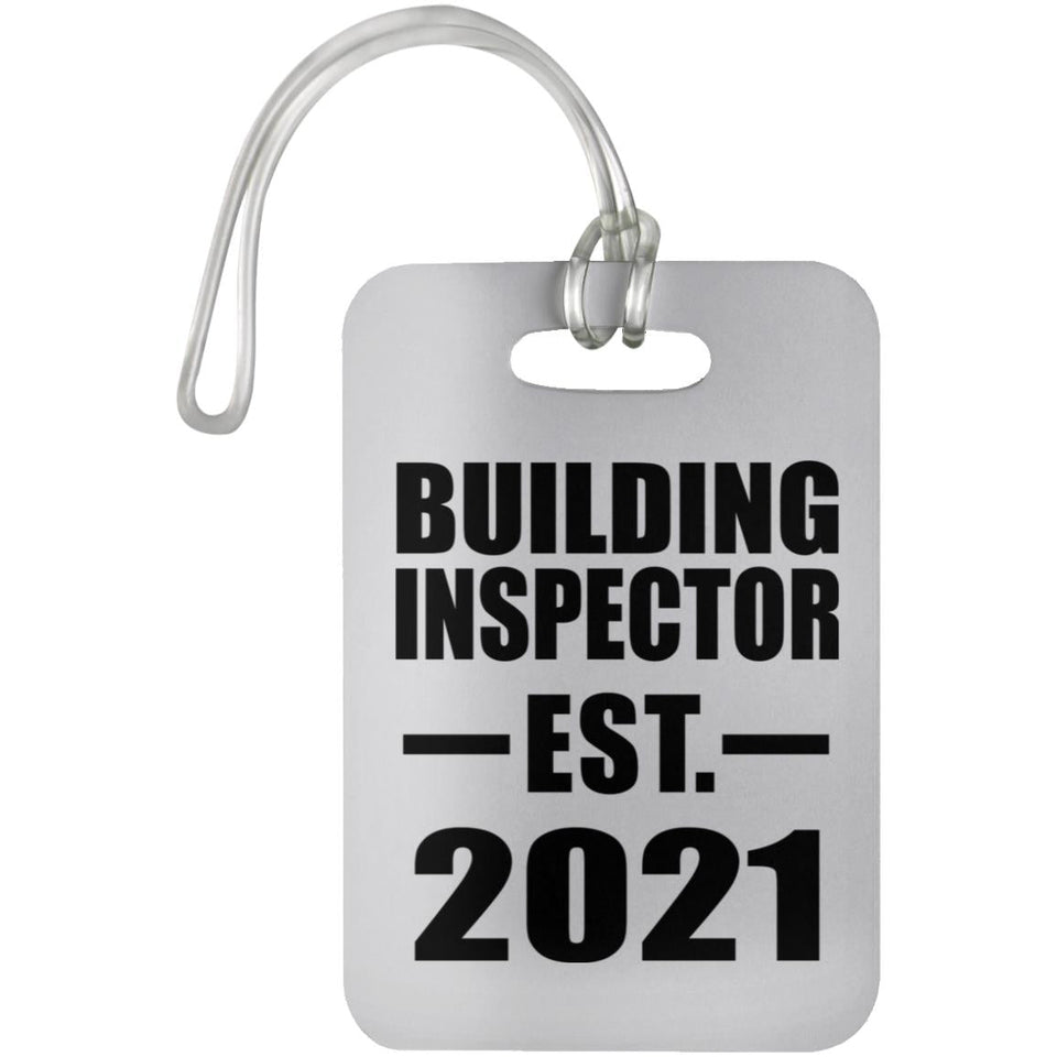 Building Inspector Established EST. 2021 - Luggage Bag Tag
