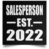 Salesperson Established EST. 2022 - Poster Square