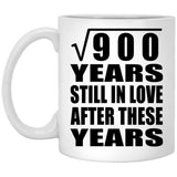30th Anniversary Square Root of 900 Years Still In Love - 11oz Coffee Mug