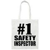 Number One #1 Safety Inspector - Tote Bag White