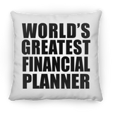 World's Greatest Financial Planner - Throw Pillow
