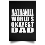 Nathaniel World's Okayest Dad - Poster Portrait