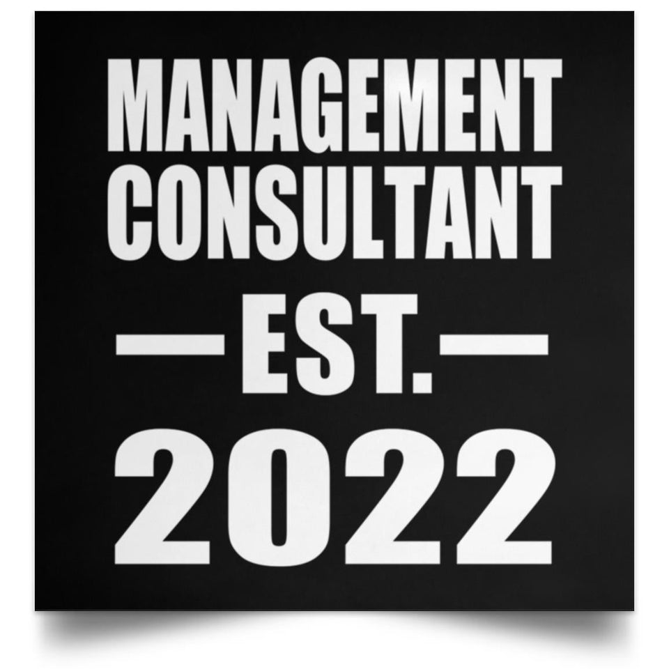 Management Consultant Established EST. 2022 - Poster Square