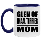 Glen Of Imaal Terrier Mom - 11oz Accent Mug Purple