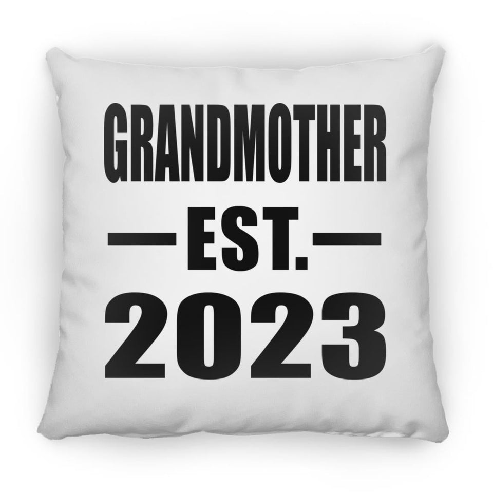 Grandmother Established EST. 2023 - Throw Pillow