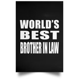 World's Best Brother In Law - Poster Portrait