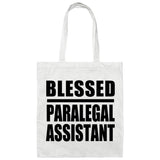 Blessed Paralegal Assistant - Tote Bag White