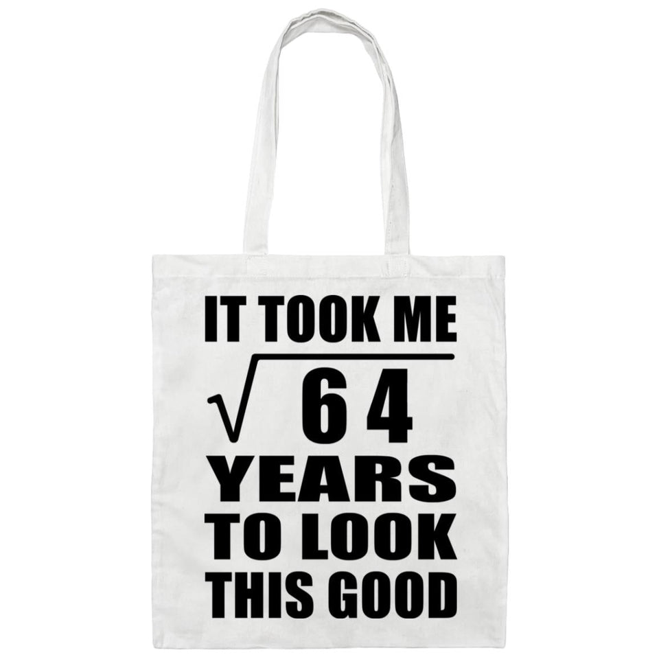 8th Birthday Took Square Root of 64 Years To Look Good - Tote Bag White