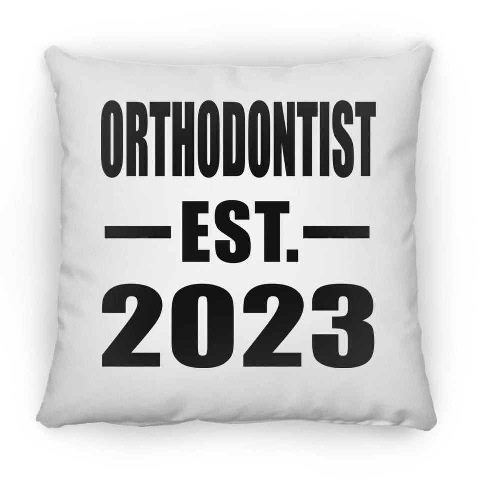Orthodontist Established EST. 2023 - Throw Pillow