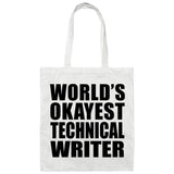 World's Okayest Technical Writer - Tote Bag White