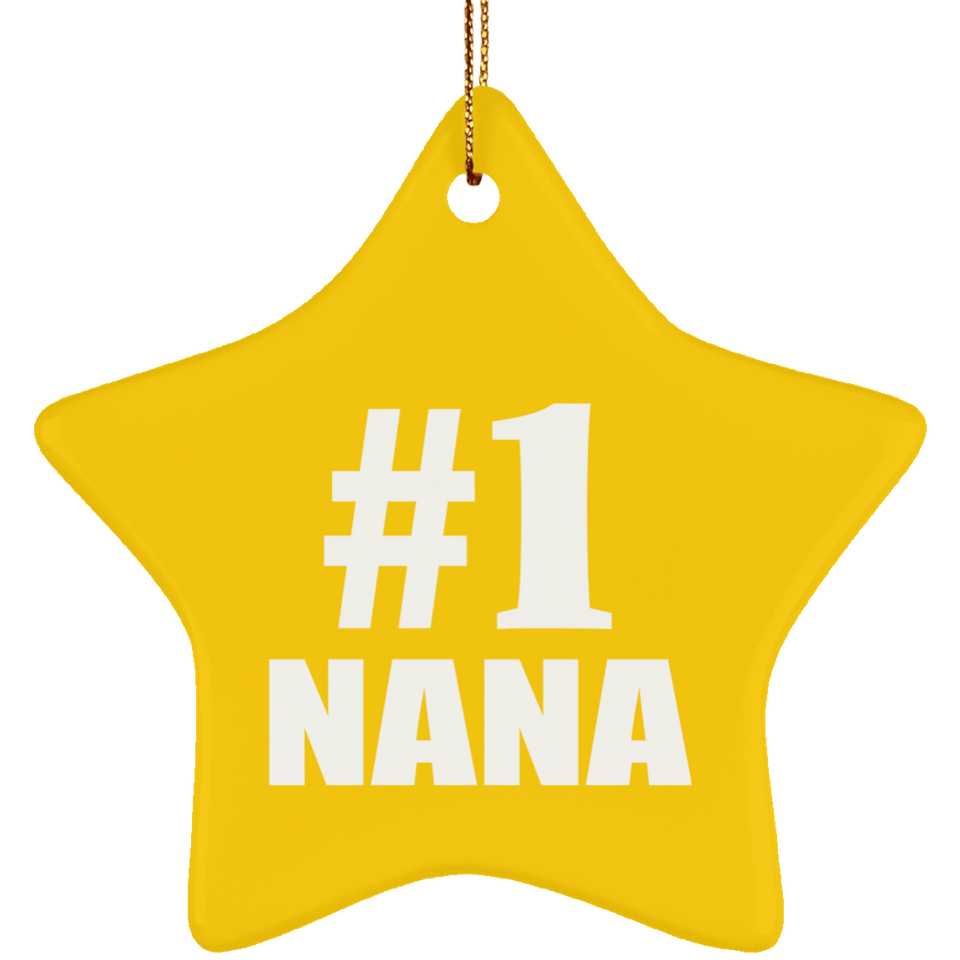 Number One #1 Nana - Star Ornament