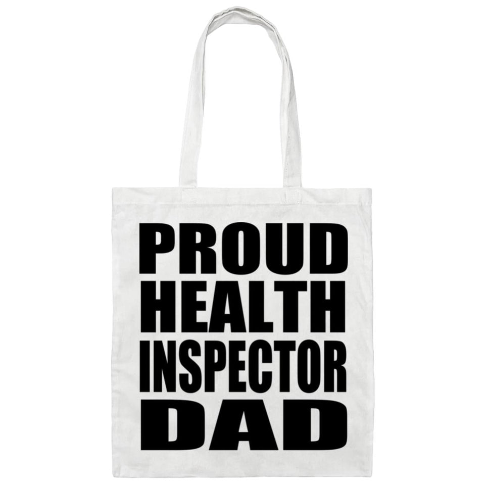 Proud Health Inspector Dad - Tote Bag White