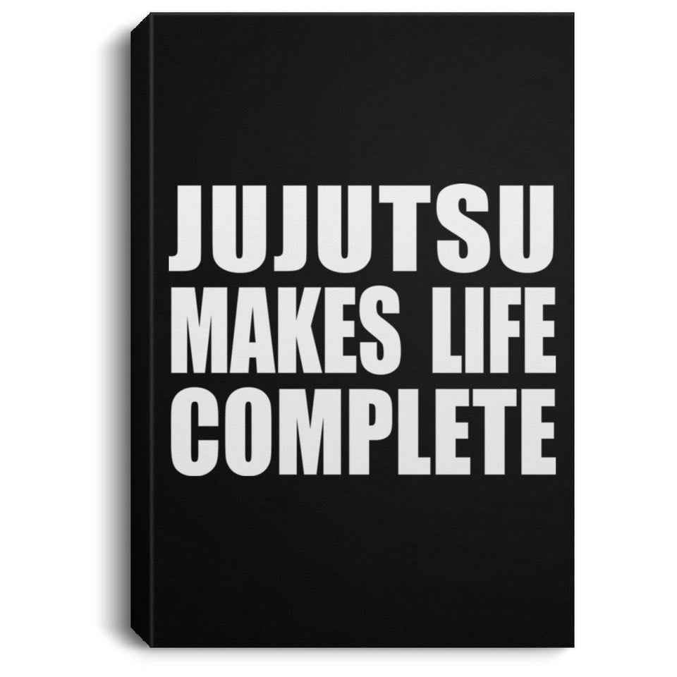 Jujutsu Makes Life Complete - Canvas Portrait