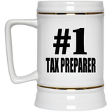 Number One #1 Tax Preparer - Beer Stein