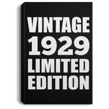 95th Birthday Vintage 1929 Limited Edition - Canvas Portrait