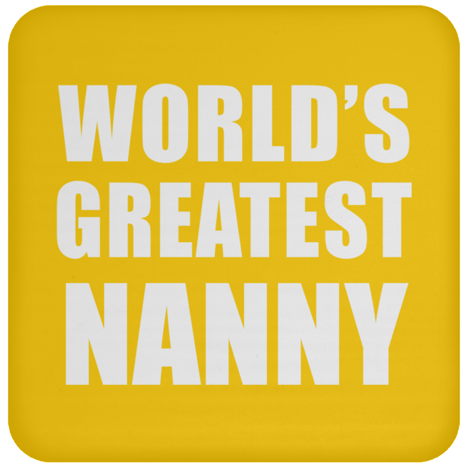 World's Greatest Nanny - Drink Coaster