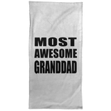 Most Awesome Granddad - Hand Towel