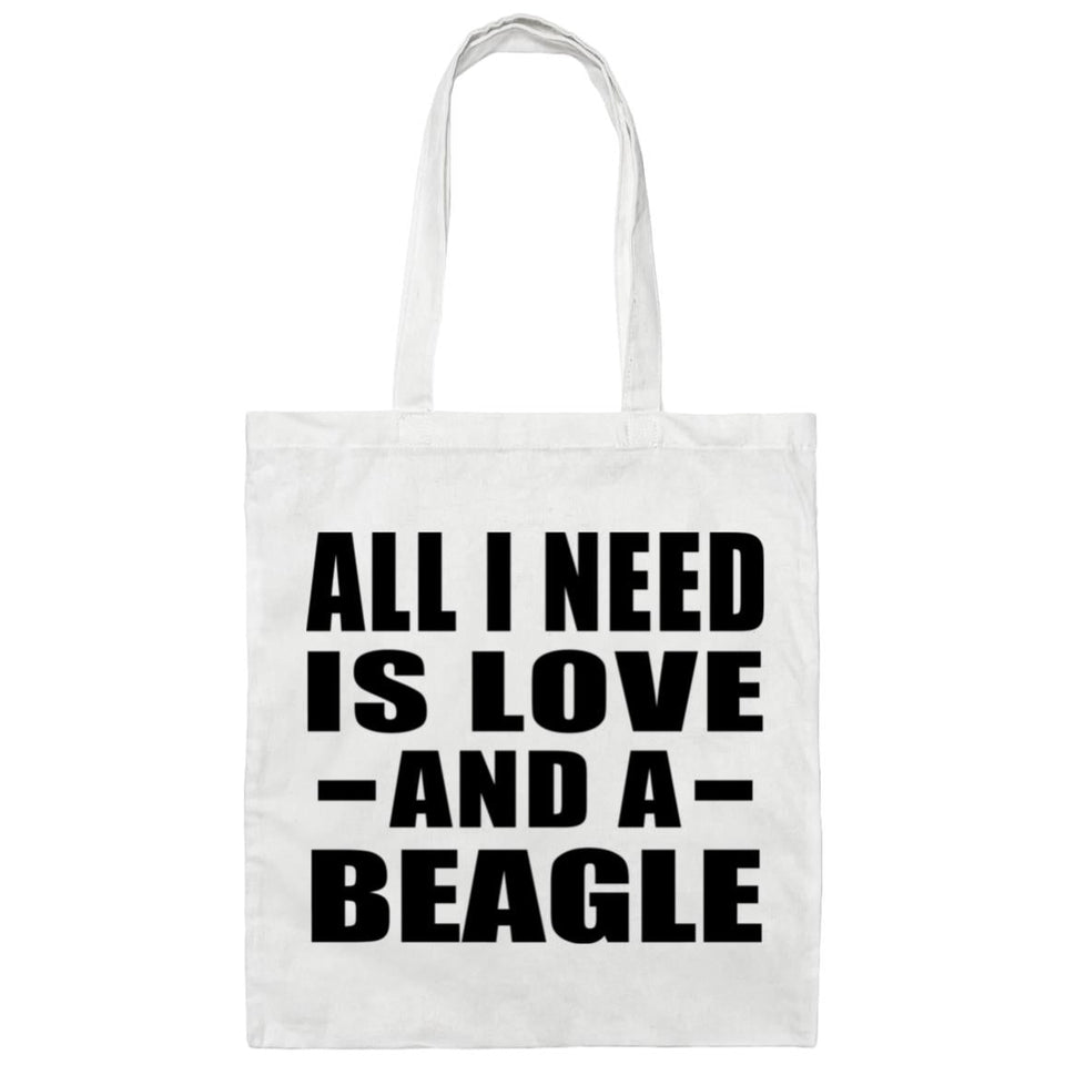 All I Need Is Love And A Beagle - Tote Bag White