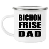 Bichon Frise Dad - 12oz Camping Mug