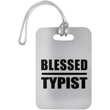 Blessed Typist - Luggage Bag Tag