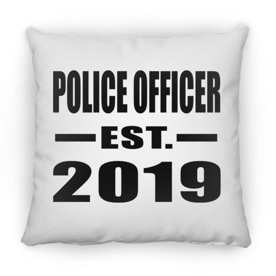Police Officer Established EST. 2019 - Throw Pillow