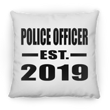 Police Officer Established EST. 2019 - Throw Pillow
