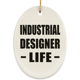 Industrial Designer Life - Oval Ornament