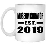 Museum Curator Established EST. 2019 - 11oz Coffee Mug