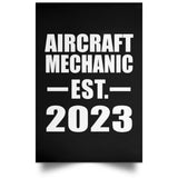 Aircraft Mechanic Established EST. 2023 - Poster Portrait