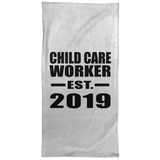 Child Care Worker Established EST. 2019 - Hand Towel