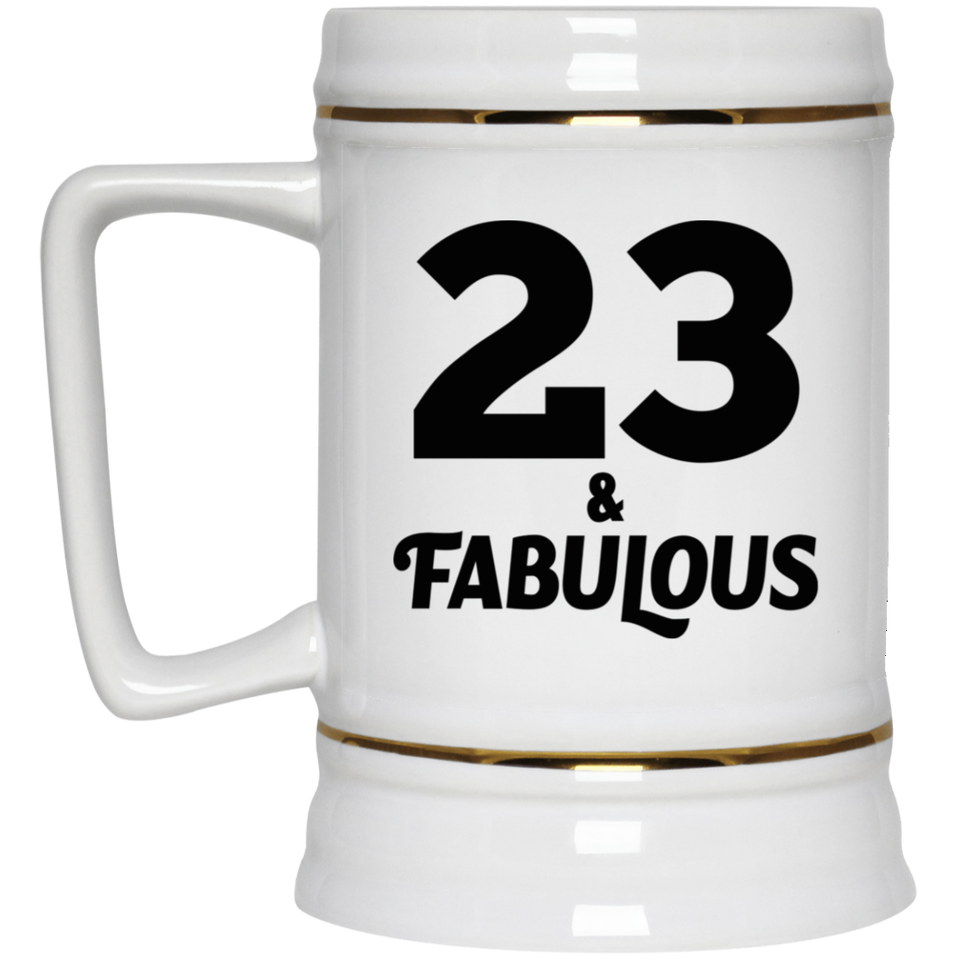 23rd Birthday 23 & Fabulous - Beer Stein