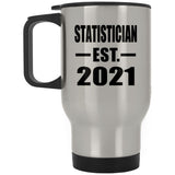 Statistician Established EST. 2021 - Silver Travel Mug