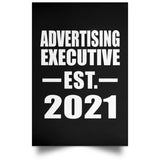Advertising Executive Established EST. 2021 - Poster Portrait