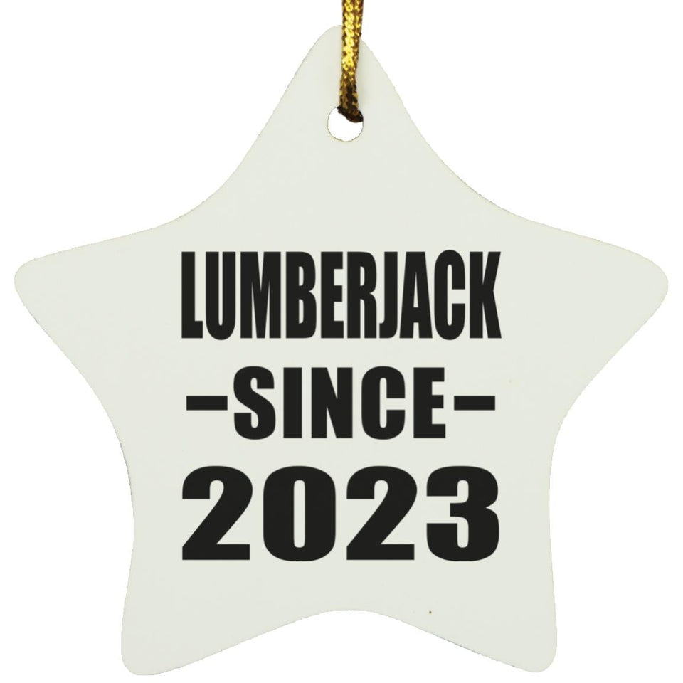 Lumberjack Since 2023 - Star Ornament