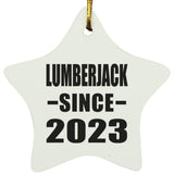Lumberjack Since 2023 - Star Ornament