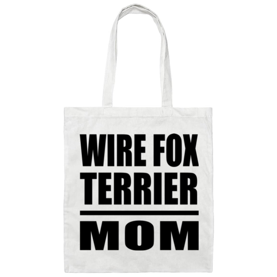 Wire Fox Terrier Mom - Tote Bag White
