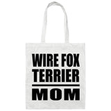Wire Fox Terrier Mom - Tote Bag White
