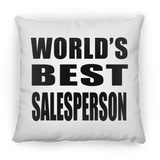 World's Best Salesperson - Throw Pillow