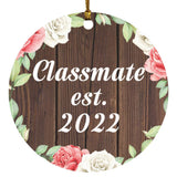 Classmate Established Est. 2022 - Circle Ornament A