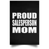 Proud Salesperson Mom - Poster Portrait