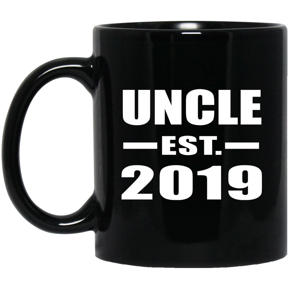 Uncle Established EST. 2019 - 11oz Coffee Mug Black
